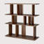 Irregular Solid Wood Geometric Bookcase-1551086715