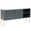 Buffet pour le salon et la salle à manger - Buffet Mid-Century avec porte et rangement