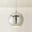 Alexendria 23cm H Plastic / Acrylic Globe Pendant Shade ( Slip-On ) in Silver