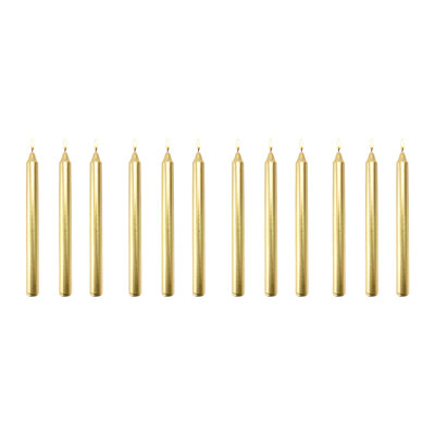 Ensemble de 12 colonnes dorées non parfumées de 12 po Haight