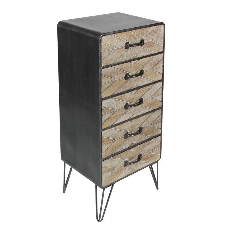 Commode 5 tiroirs Jez