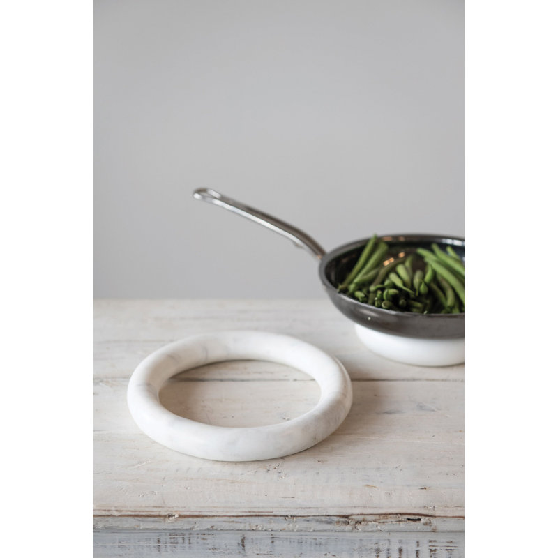 Marble Trivets, White