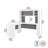 Echo 2-Piece L-Shape Computer Desk Office Set with Hutch - Reversible-1495534203