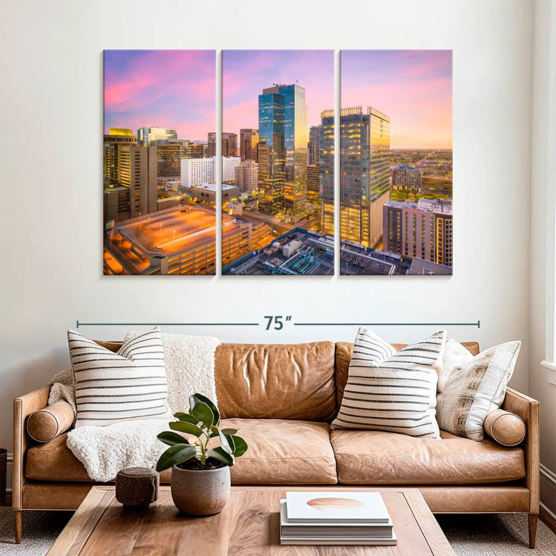 Nicci Phoenix Cityscape, 42" H x 65" W
