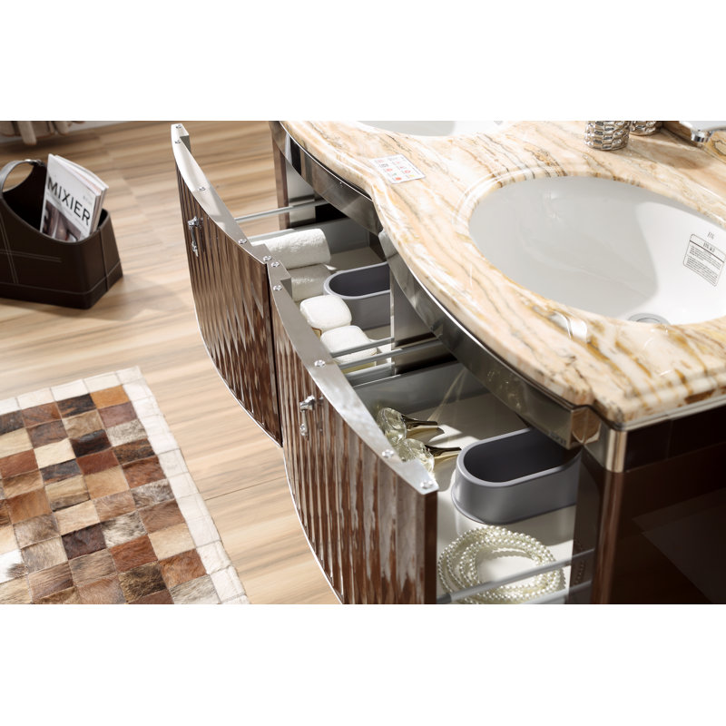 53'' W Double Bathroom Vanity Base