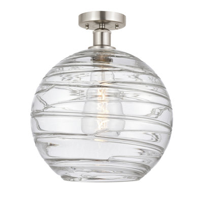 Plafonnier semi-encastré 1 lumière
