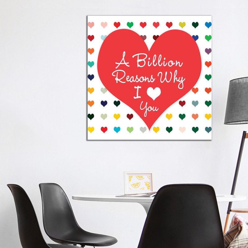 Billion Reasons by Shelley Lake - Gallery-Wrapped Canvas Giclée on Canvas, 93.98 cm H x 93.98 cm W x 1.91 cm D, Canvas