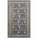 Oriental Machine Woven Polypropylene Area Rug in Blue