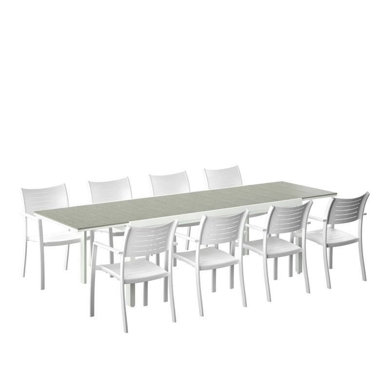 Ensemble repas d'extérieur 9 pièces