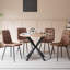 50cm H Cotton Blend Upholstered Metal Side Chair-114193731
