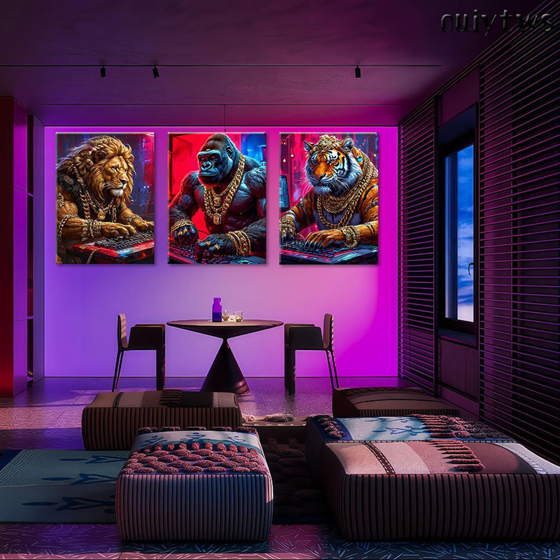 3 Piece Wrapped Canvas Print