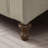 Wide Upholstered Flip-up Storage Bench With Flared Arms And Solid Wood Legs-1973753241