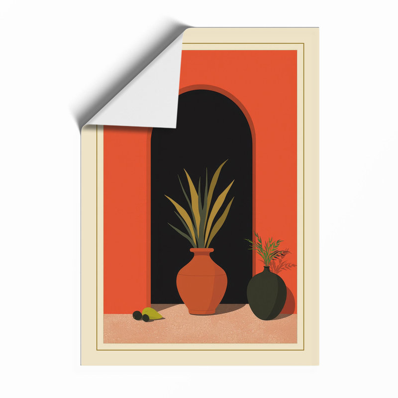 Archway Stillness Boho - Framed Print, Unframed, A3 - 42.0 x 29.7 cm