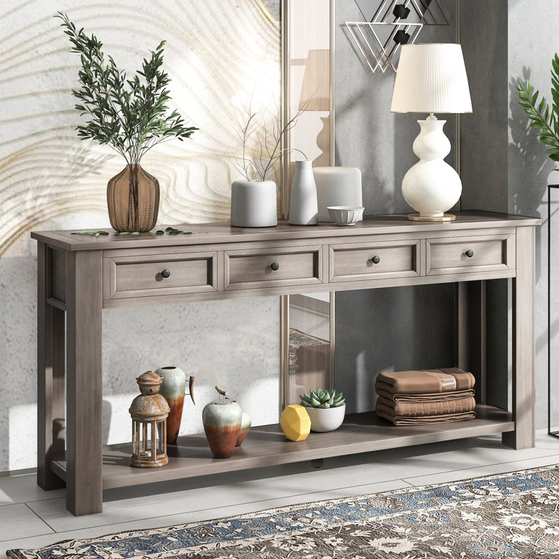 Console Modern Modern, Gray Wash