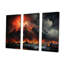 «Volcano Volcanic Explosion V», ensemble d'art sur toile volcanique-107767884-107767881