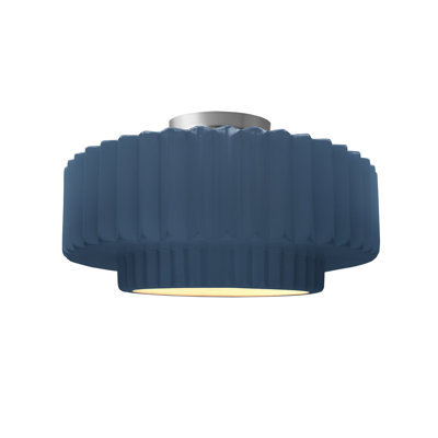 Plafonnier semi-encastré en céramique Radiance