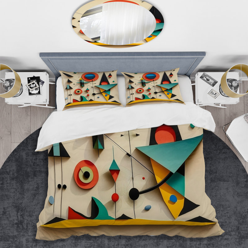 Ensemble de housse de couette en microfibre / polyester Playful Imaginaire Paysages V Bedding