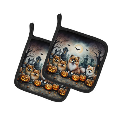 Poméranie effrayante, Halloween, paire de poignées