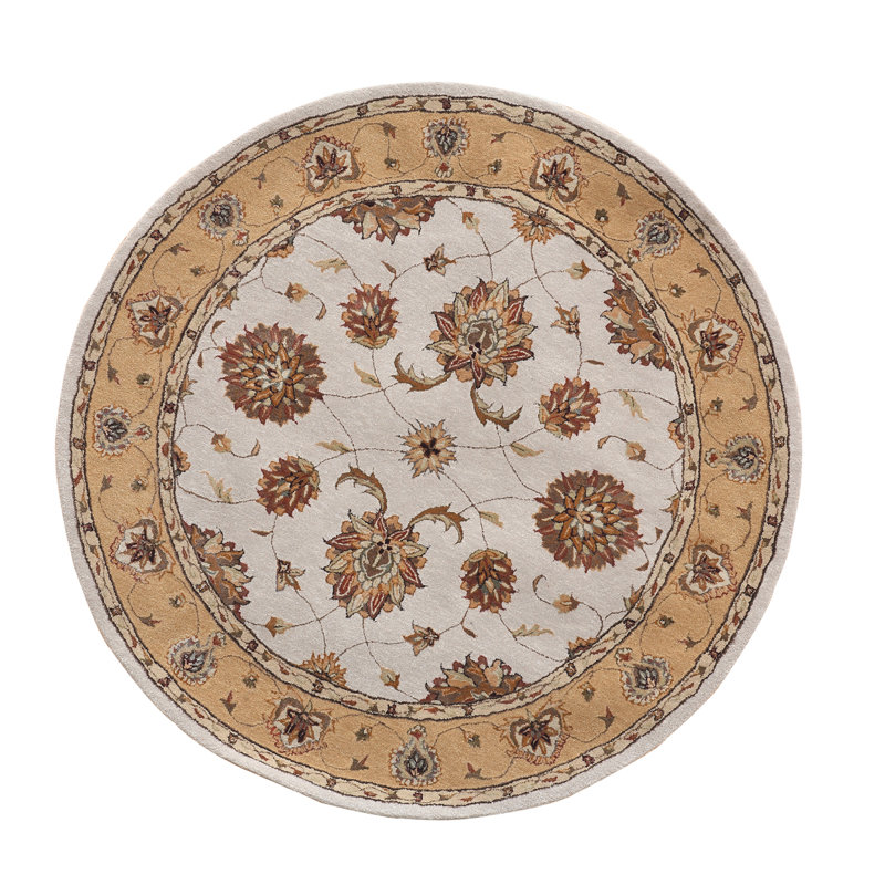 Java Oriental Indoor Rug, Round 5'3"