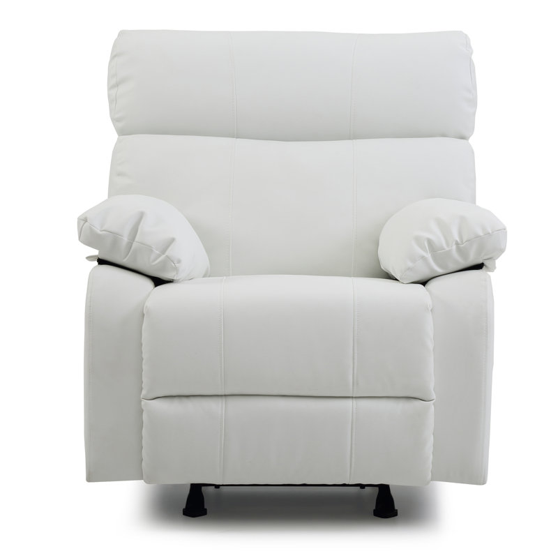 Fauteuil inclinable Manny, blanc, Blanc