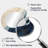 Abstract Breaking Waves Blue - Shapes Unique Shape Decorative Mirror, Beige Asymmetrical Wall Mirror, Printed Metal Art-48522560