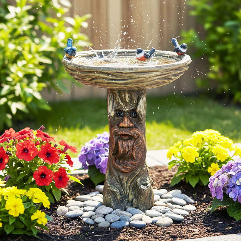 24 po de hauteur pour bain d'oiseaux - 24 pi