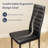 4-Person Dining Table Set with Solid Wood tabletop and Cushioned Chairs-2128885616