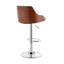 Chaise de bar pivotante en similicuir et fer Aurick-7106604-7106601-104175488