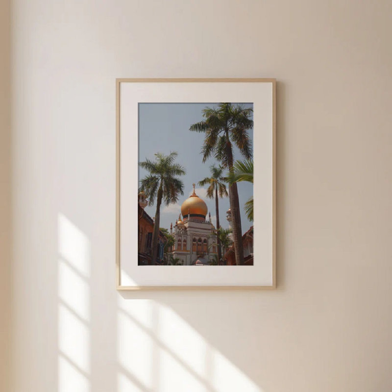 Singapore Travel Print 1, 40cm H x 30cm W