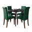 Chaise de salle à manger en bois avec table ronde L 42 po Colwell-825313207