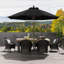 Parasol de patio en oléfine 9 pi 9 pi-681813175