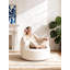 One Seater Compressed Round Curved Lounge Chair-2011588806