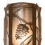 8" Wide Whispering Pines Left Wall Sconce