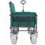Chariot pliant 3 en 1 avec siège de banc, capacité de 500 lb, roues tout-terrain pour une utilisation extérieure polyvalente-124641993