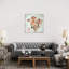 Cow With Rose by Debi Coules - Painting on Canvas-56674670-112913369