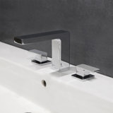 Eleganza Widespread Bathroom Faucet with Drain Assembly