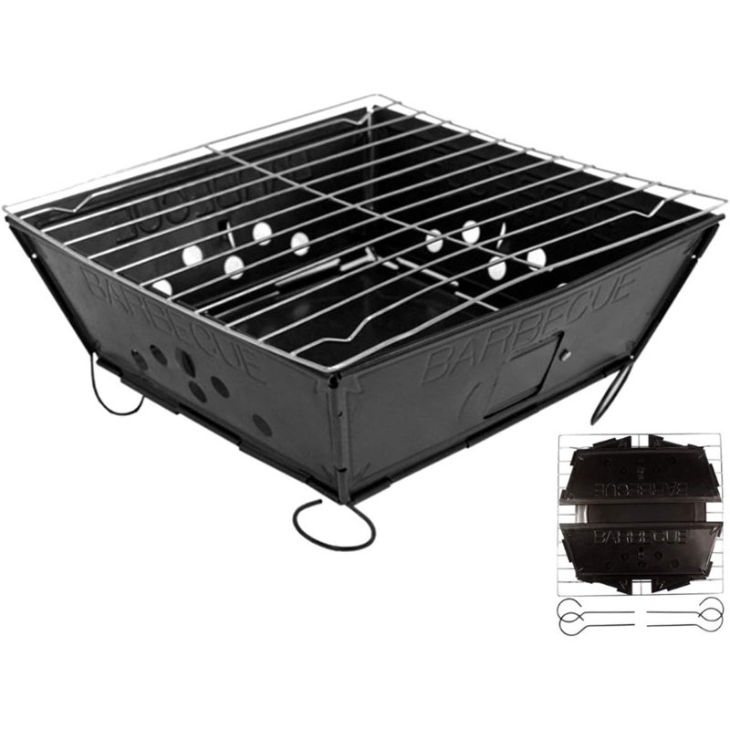 Dakota Fields 26cm W Portable Charcoal Grill