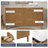 Nova 60" Marble Top Single Sink Vanity