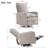 28.4" W Swivel Recliner Chair with Leg Support-1934102447