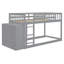 Lit simple superposé simple avec rangement spacieux, quatre tiroirs et trois tablettes pratiques, idéal pour les maisons avec peu d'espace-1424023504