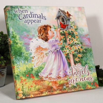 Angels Appear Pizazz Print with Dazzling Crystals