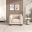 Canapé d'appoint 41,5 po en velours rembourré (y compris le fauteuil)-1700479296