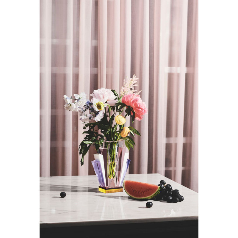South Beach Handmade Crystal Table Vase