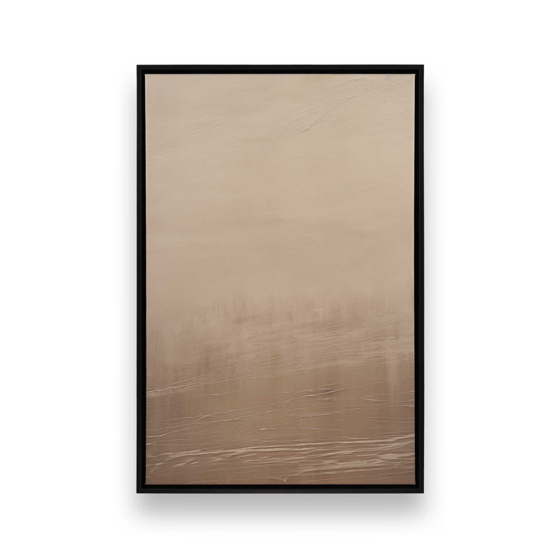 Silken Sandrifts v2, reproduction sur toile dans un cadre doré poli, H 30,75 po x l 20,75 po x P 1,75 po