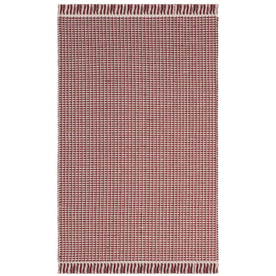 Melaina Hand Woven Cotton Geometric Rug
