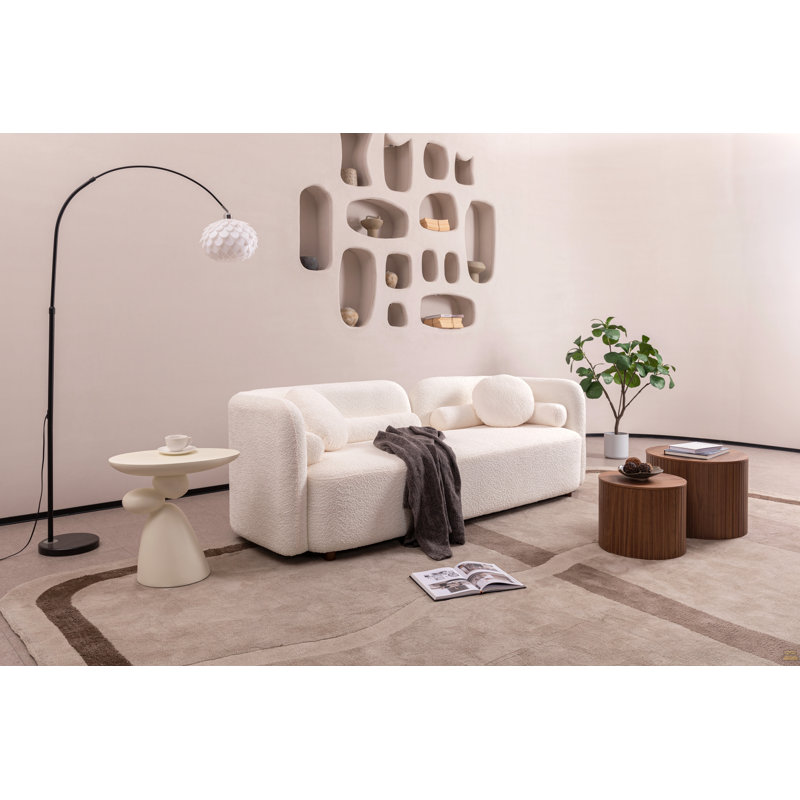 Table de bout Lucky Stone, table d'appoint en fibre de verre, table de coin minimaliste moderne, table basse avec décoration, décoration intérieure pour le salon, la chambre à coucher, la chambre d'amis