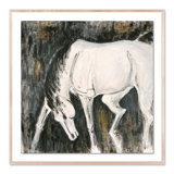 White Horse I Print by Donna Bernstein
