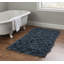Tapis bleu en laine tissé à la main Aaiden Flokati-12319533