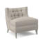 Chaise d'appoint avec coussin en polyester de 29 po de largeur Social-96915533-41242334