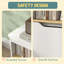 Meuble de rangement blanc pour jouets d'enfants avec 2 tiroirs et une Ã©tagÃ¨re Ã  jouets